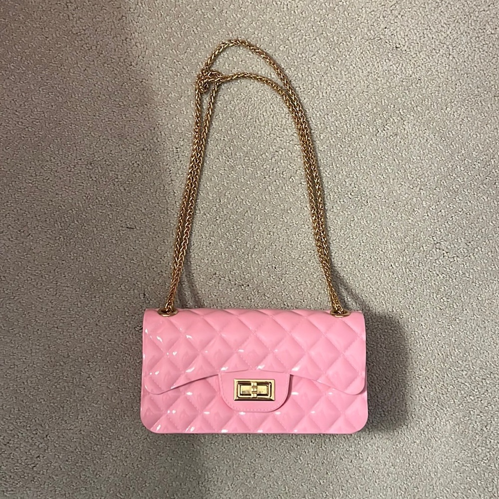 Pink gelly purse